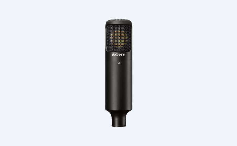 Image of the front of the Sony C-80 Uni-directional condenser microphone