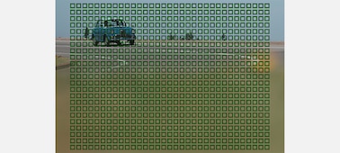 Illustration showing the distribution of the focus points