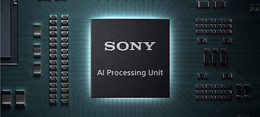 Illustration showing the AI processing unit