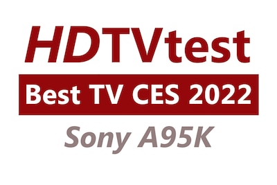 شعار HDTVtest أفضل تلفزيون CES لعام 2022