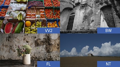 Example images showing samples of Creative Look