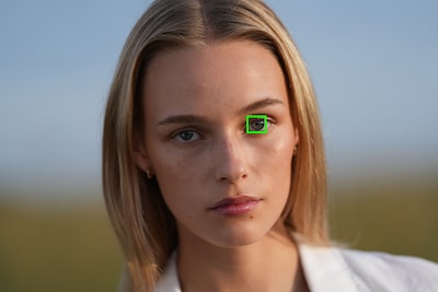 Example image showing subject type (human) recognisable by the camera’s AI