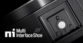 Multi-interface shoe close-up image