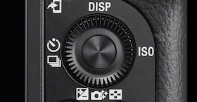 Close up view of control wheel