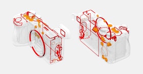 Image showing parts that support dust and moisture-proofing